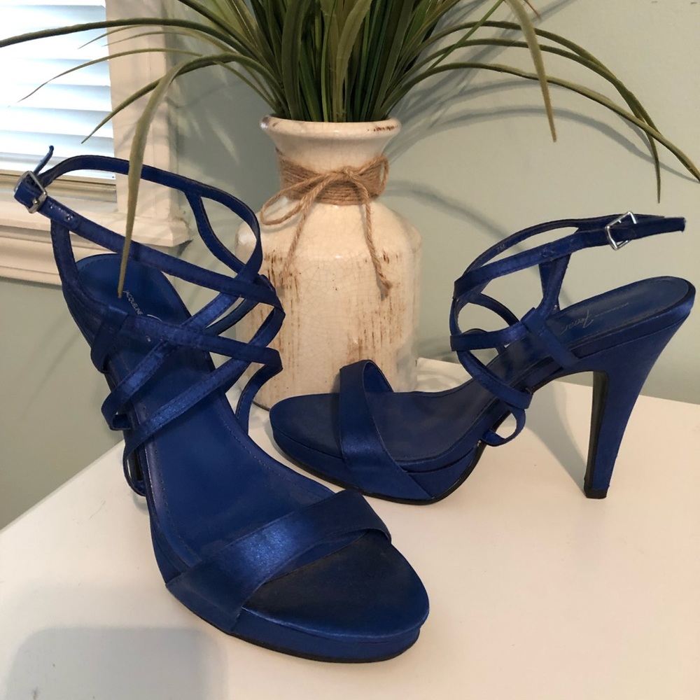 Royal blue heels
